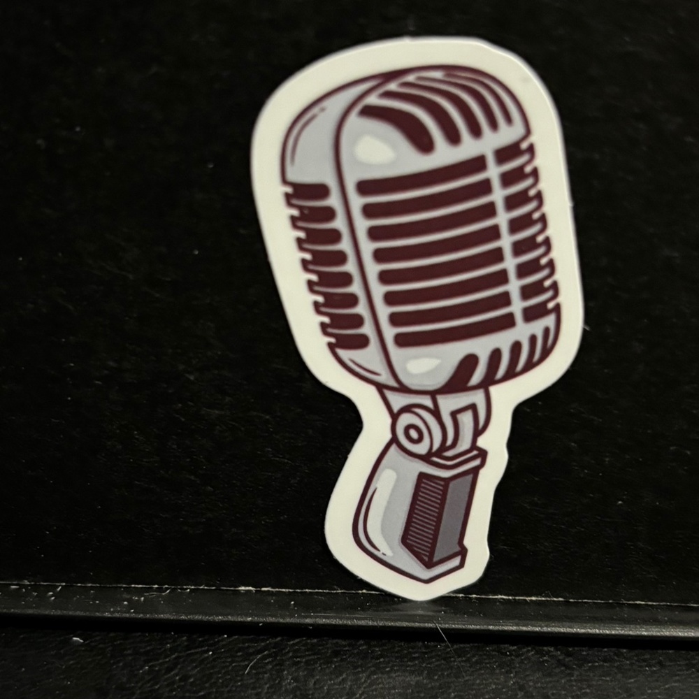 RADIO MIRCOPHONE STICKER